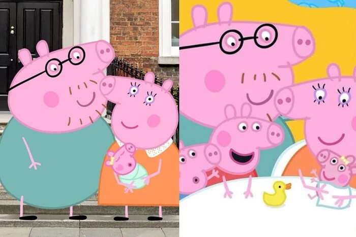 Peppa Pig has a sister