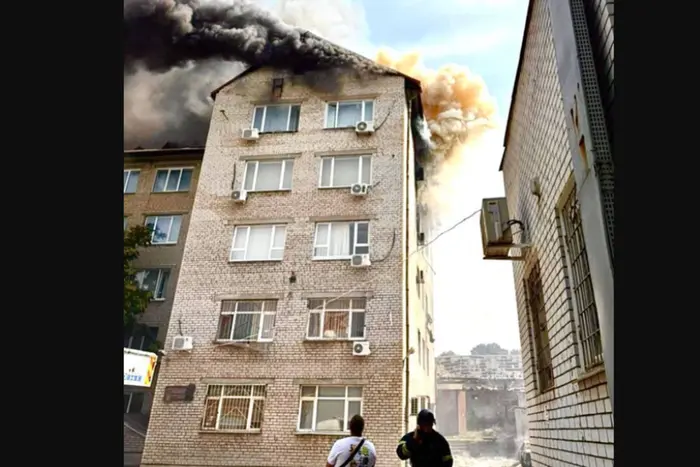 In Zaporizhzhia, Russians struck a university building (photo)