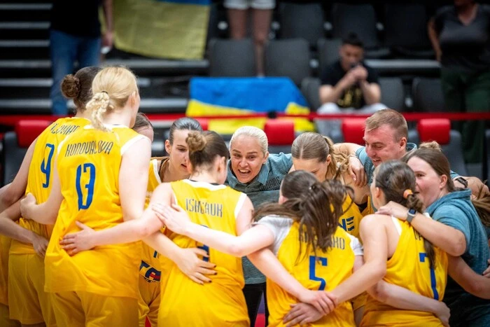 Żeńska reprezentacja Ukrainy w koszykówce zdobyła trzecie zwycięstwo na mistrzostwach Europy U-18