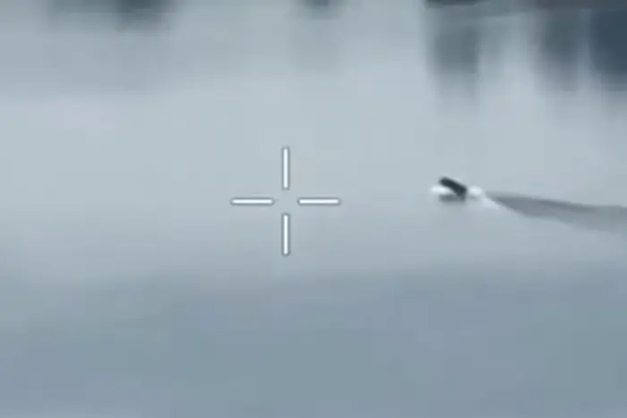 Siły obrony zniszczyły łódź z rosyjskim desantem (wideo)