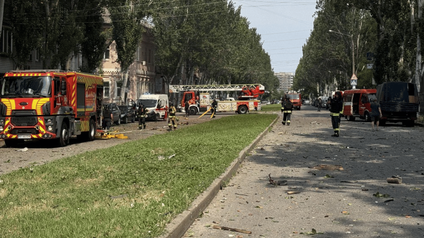 Пошкоджено університет — ОВА про наслідки атаки РФ на Запоріжжя